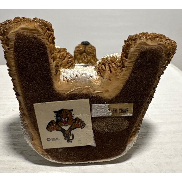 Florida Panthers NHL Collectible Teddy Bear Figurine In Sweater 3" Tall Resin - Picture 5 of 7
